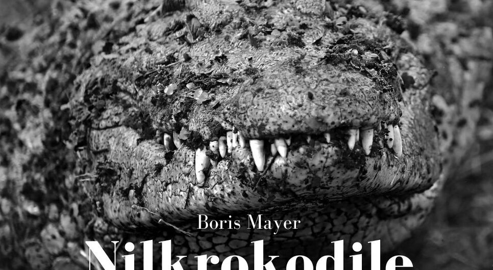 Buchcover des Fotobandes Nilkrokodile von Boris Mayer